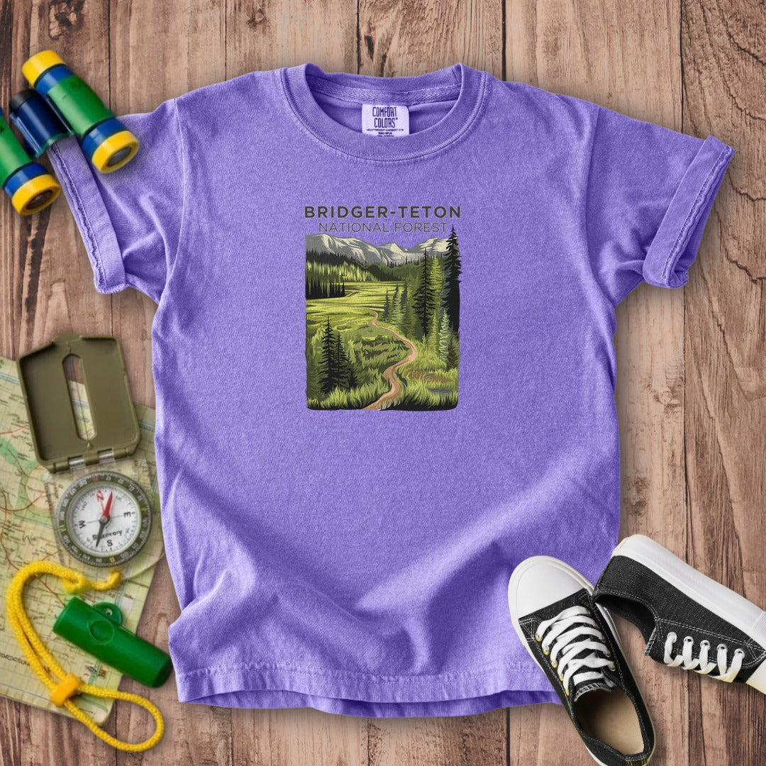 Bridger-Teton National Forest Kids Cotton T-Shirt