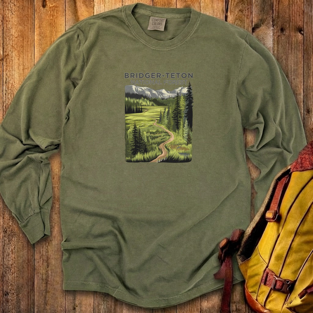 Bridger-Teton National Forest Cotton Long Sleeve