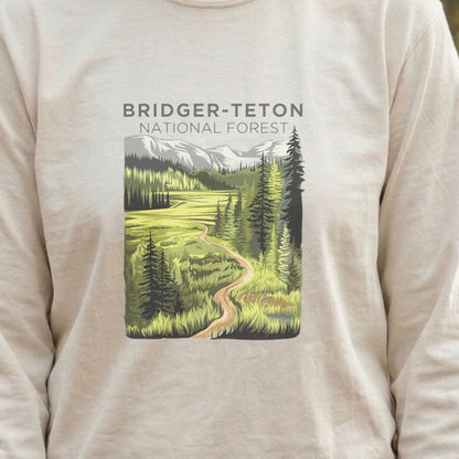 Bridger-Teton National Forest Cotton Long Sleeve