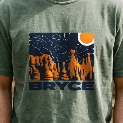 Bryce Canyon National Park at Night Cotton T-Shirt