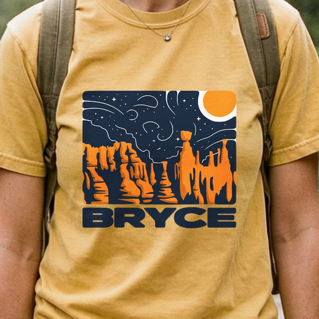 Bryce Canyon National Park at Night Cotton T-Shirt