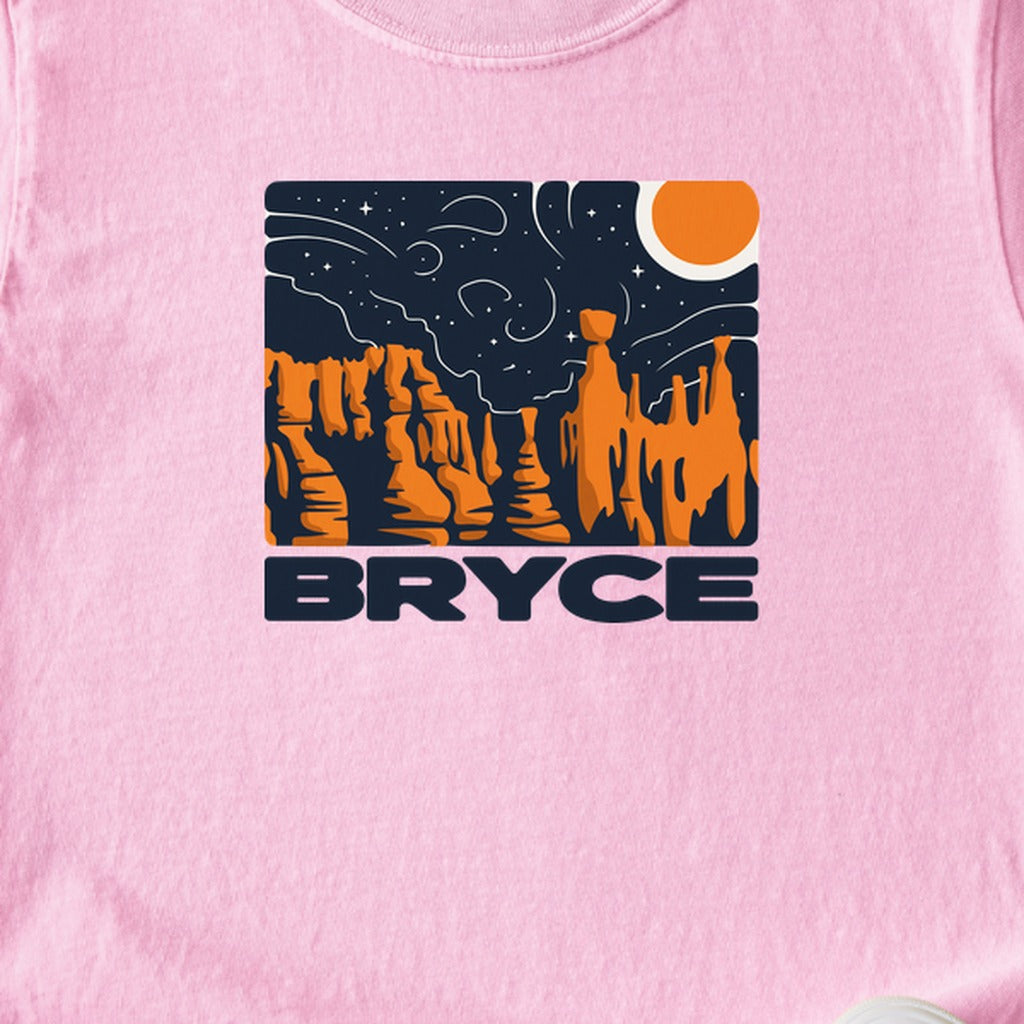 Bryce Canyon National Park at Night Kids Cotton T-Shirt