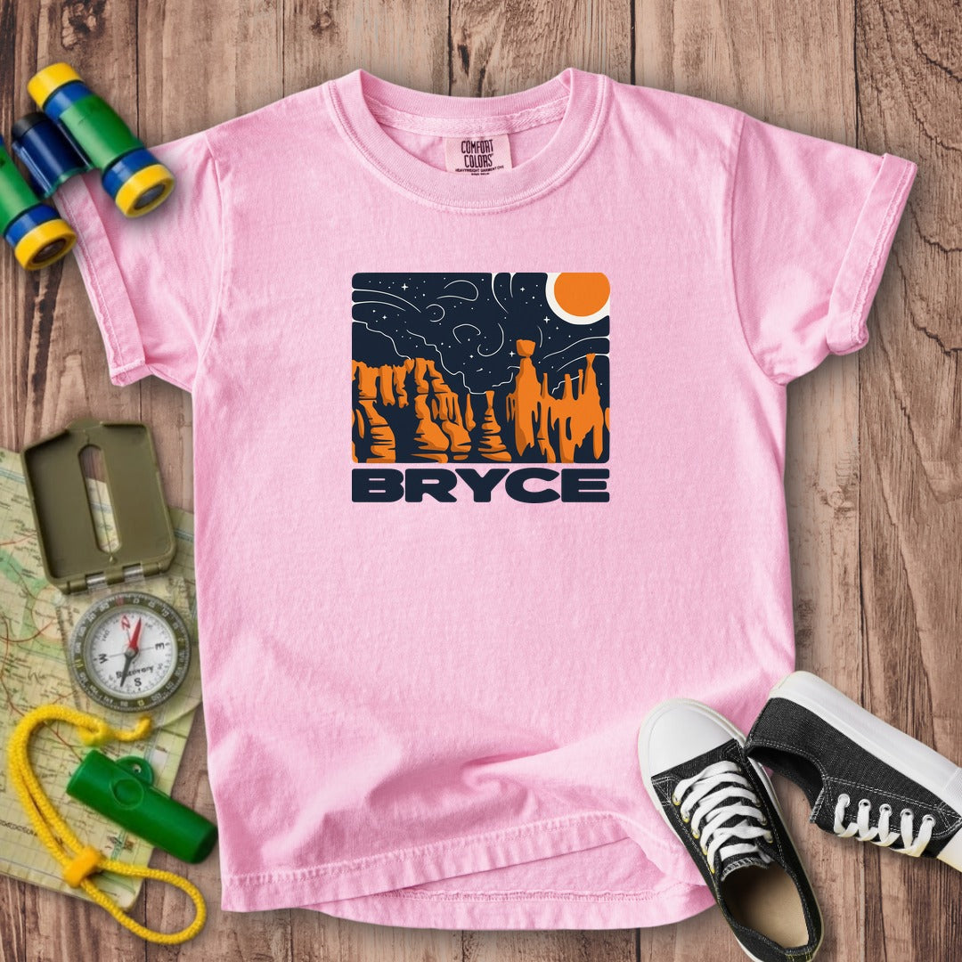 Bryce Canyon National Park at Night Kids Cotton T-Shirt