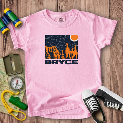 Bryce Canyon National Park at Night Kids Cotton T-Shirt