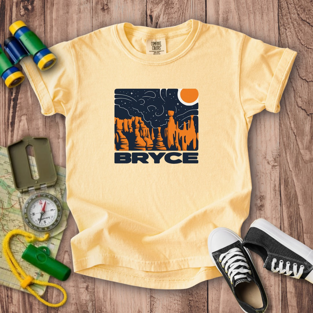 Bryce Canyon National Park at Night Kids Cotton T-Shirt
