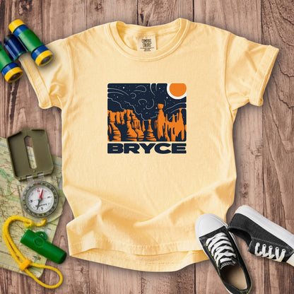 Bryce Canyon National Park at Night Kids Cotton T-Shirt