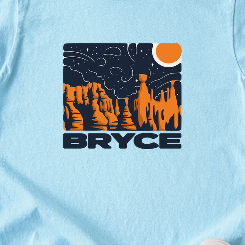 Bryce Canyon National Park at Night Kids Cotton T-Shirt