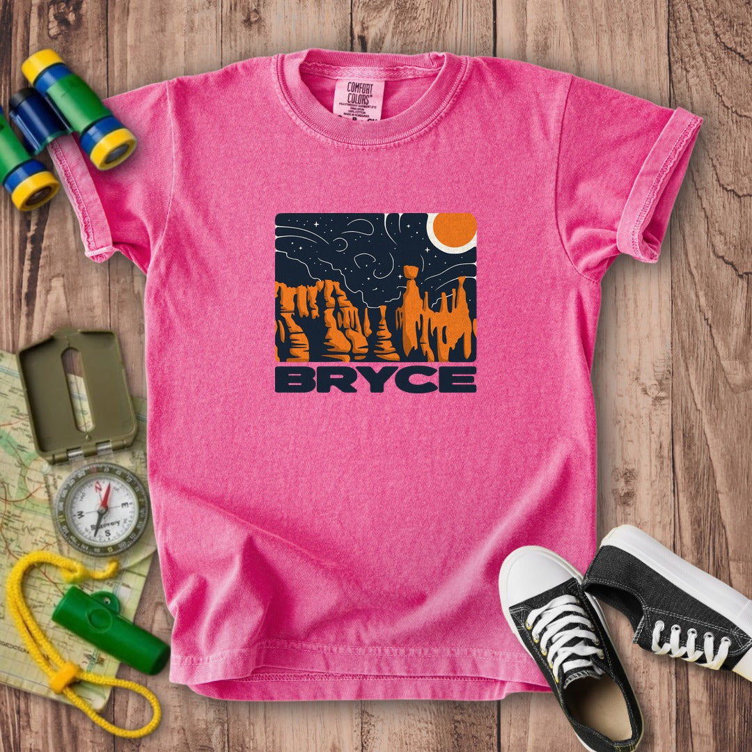 Bryce Canyon National Park at Night Kids Cotton T-Shirt