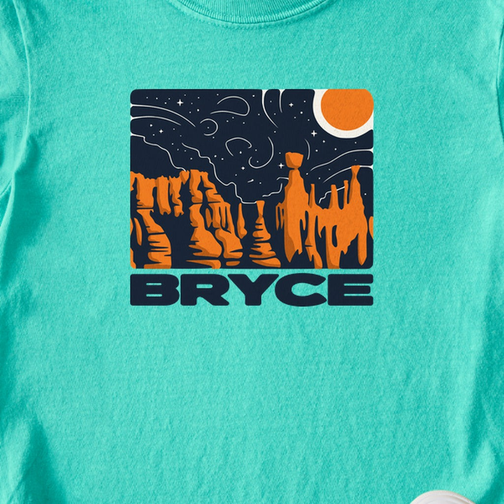 Bryce Canyon National Park at Night Kids Cotton T-Shirt