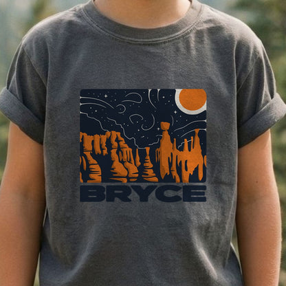 Bryce Canyon National Park at Night Kids Cotton T-Shirt