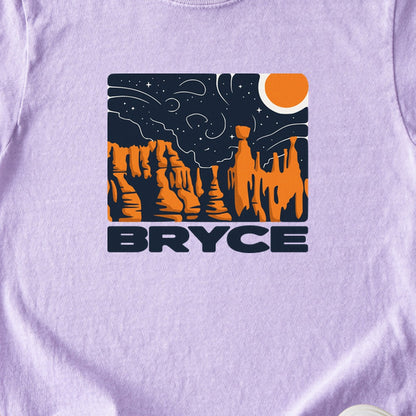 Bryce Canyon National Park at Night Kids Cotton T-Shirt