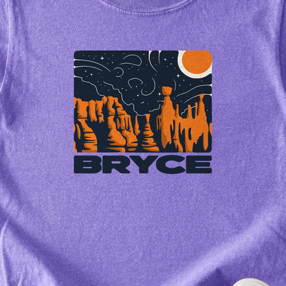 Bryce Canyon National Park at Night Kids Cotton T-Shirt