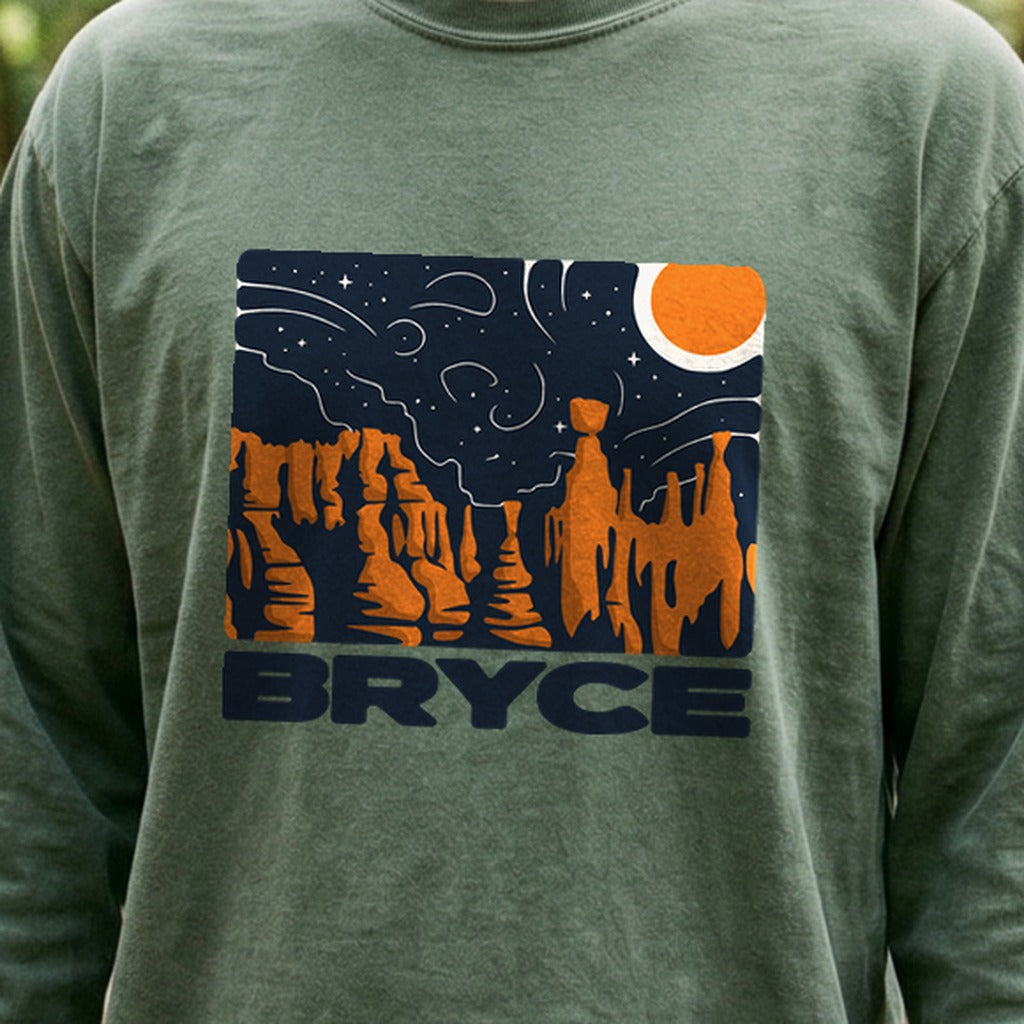 Bryce Canyon National Park at Night Cotton Long Sleeve