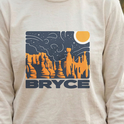 Bryce Canyon National Park at Night Cotton Long Sleeve