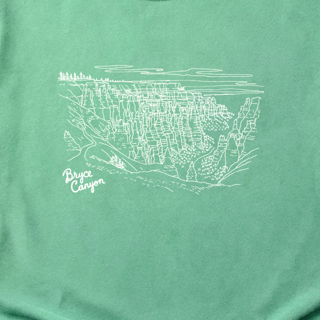 Bryce Line Drawing Cotton T-Shirt