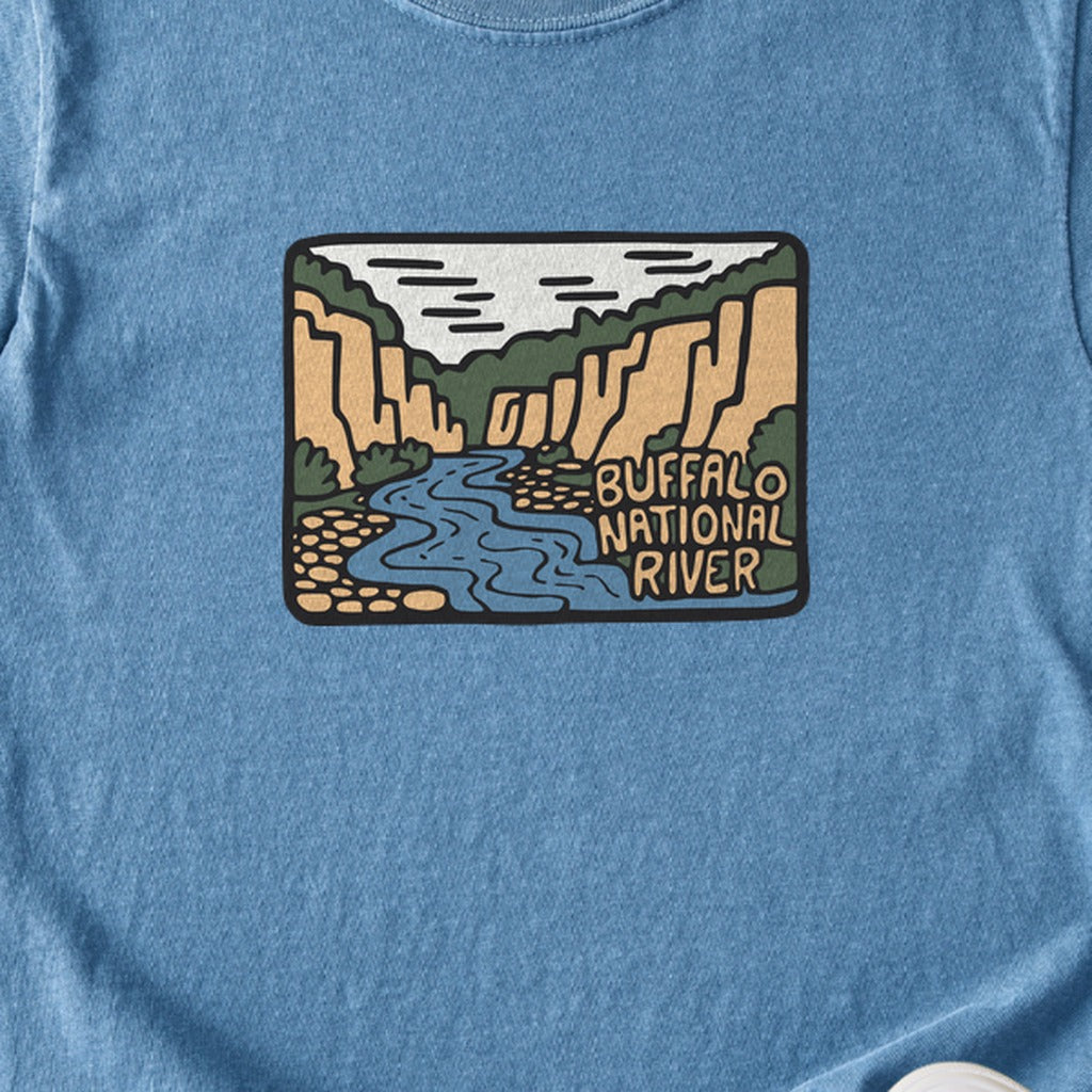 Buffalo National River Kids Cotton T-Shirt