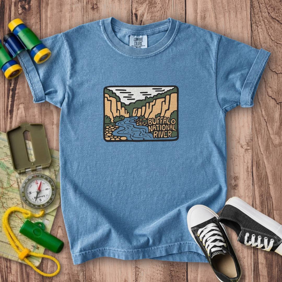 Buffalo National River Kids Cotton T-Shirt