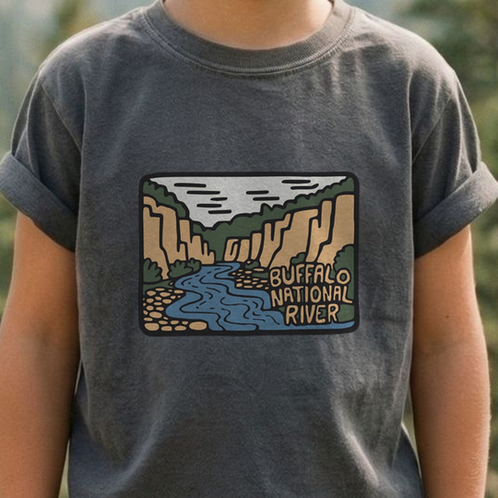 Buffalo National River Kids Cotton T-Shirt