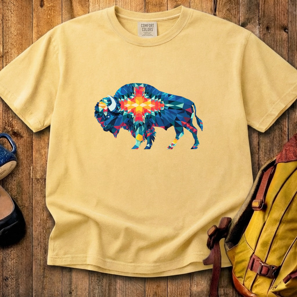 Buffalo Southwestern Mosaic Cotton T-Shirt