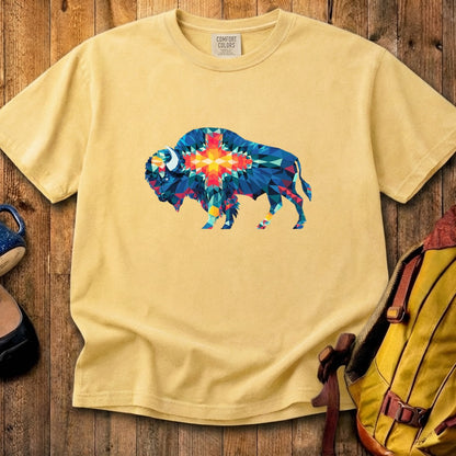Buffalo Southwestern Mosaic Cotton T-Shirt