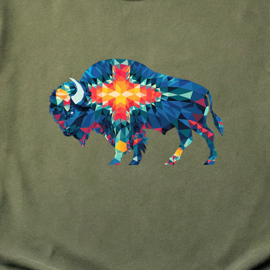 Buffalo Southwestern Mosaic Cotton T-Shirt
