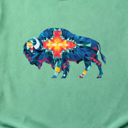 Buffalo Southwestern Mosaic Cotton T-Shirt