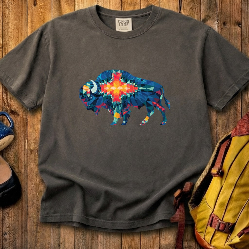 Buffalo Southwestern Mosaic Cotton T-Shirt