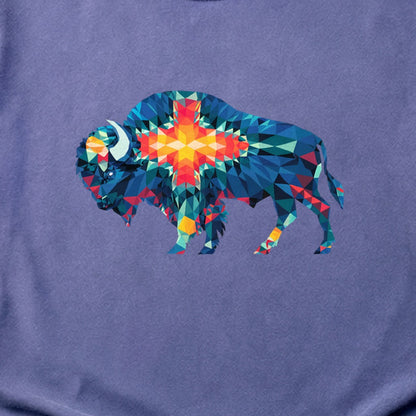 Buffalo Southwestern Mosaic Cotton T-Shirt