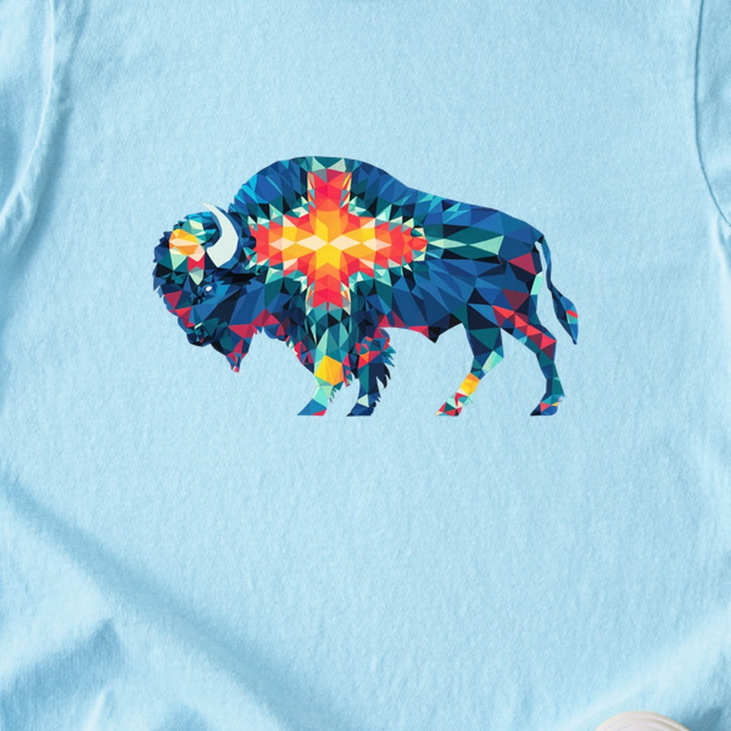Buffalo Southwestern Mosaic Kids Cotton T-Shirt