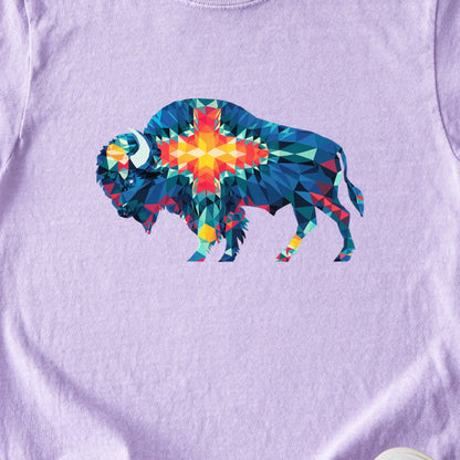 Buffalo Southwestern Mosaic Kids Cotton T-Shirt