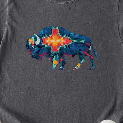 Buffalo Southwestern Mosaic Kids Cotton T-Shirt
