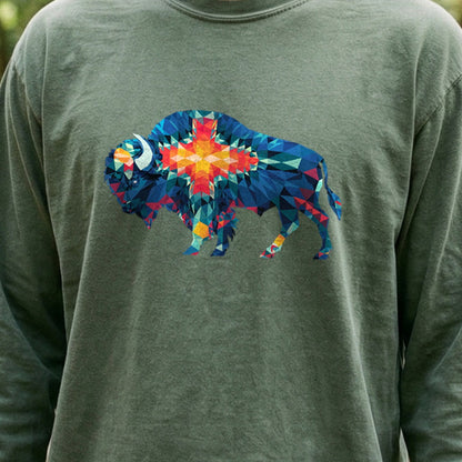 Buffalo Southwestern Mosaic Cotton Long Sleeve