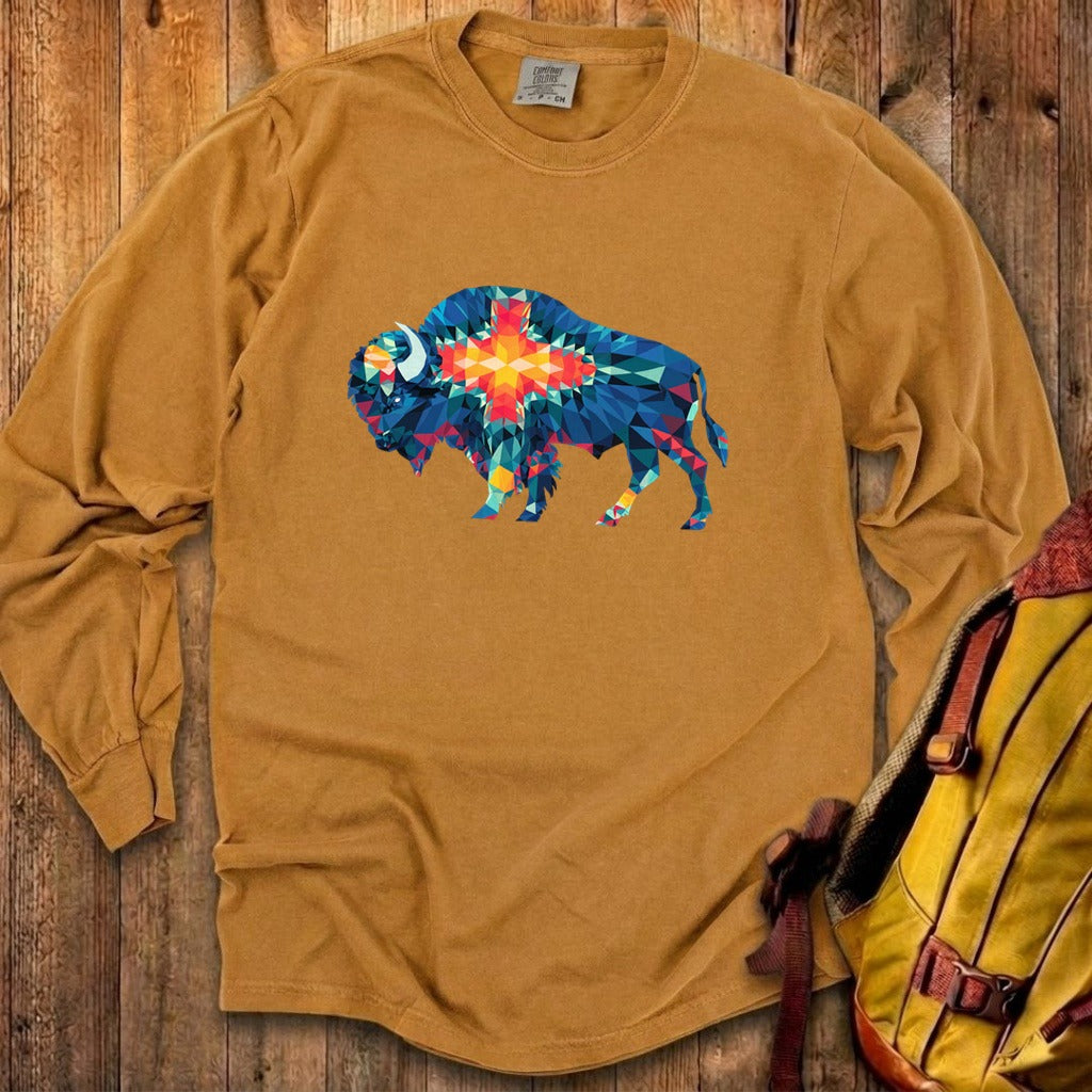 Buffalo Southwestern Mosaic Cotton Long Sleeve