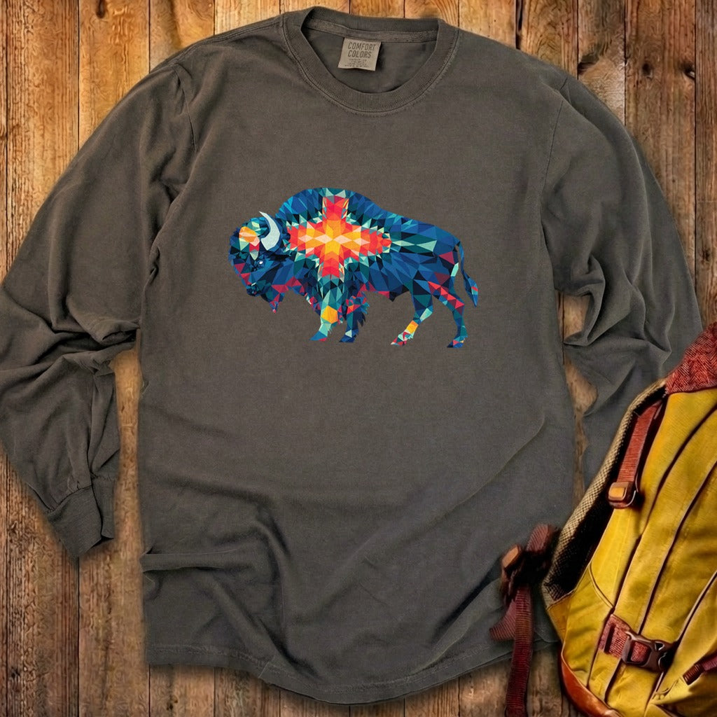 Buffalo Southwestern Mosaic Cotton Long Sleeve