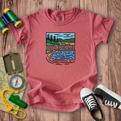 Burlingame State Park Kids Cotton T-Shirt