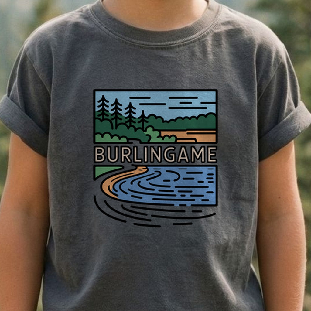 Burlingame State Park Kids Cotton T-Shirt
