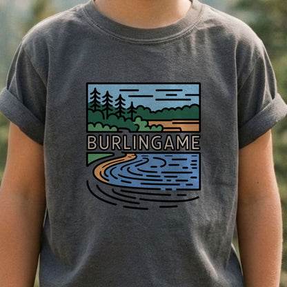 Burlingame State Park Kids Cotton T-Shirt