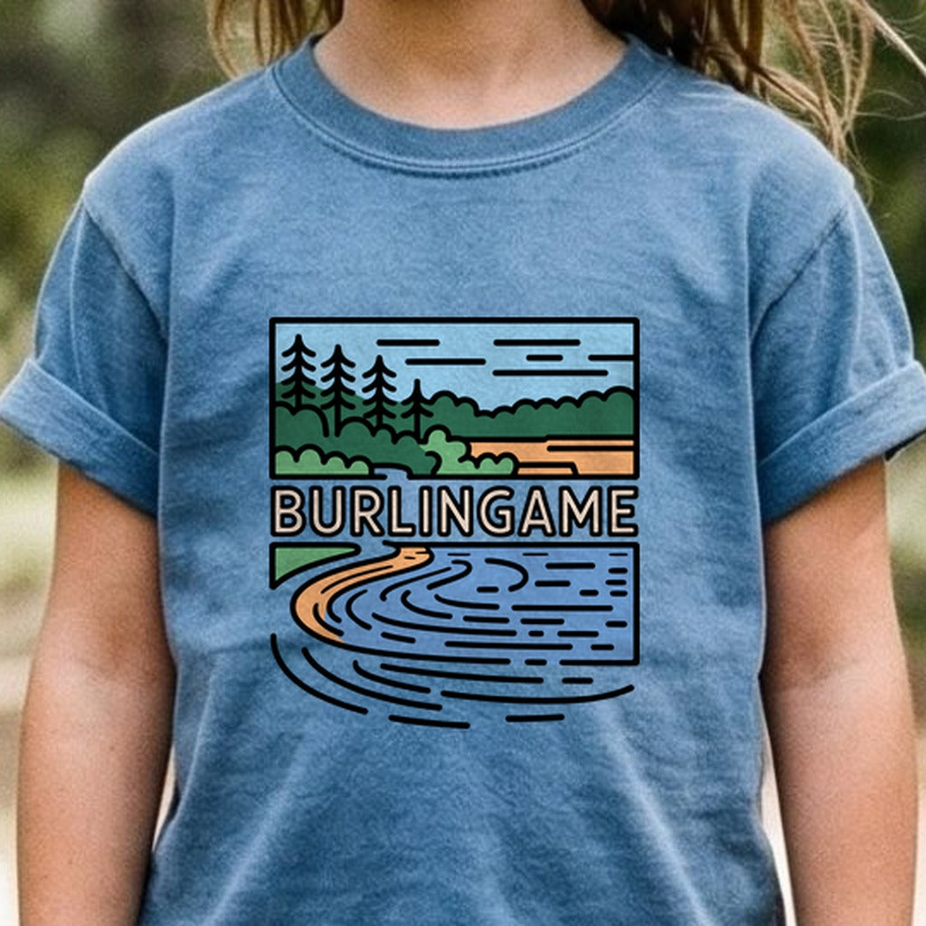 Burlingame State Park Kids Cotton T-Shirt