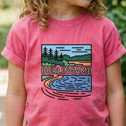 Burlingame State Park Kids Cotton T-Shirt