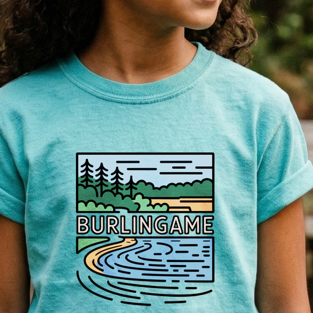 Burlingame State Park Kids Cotton T-Shirt