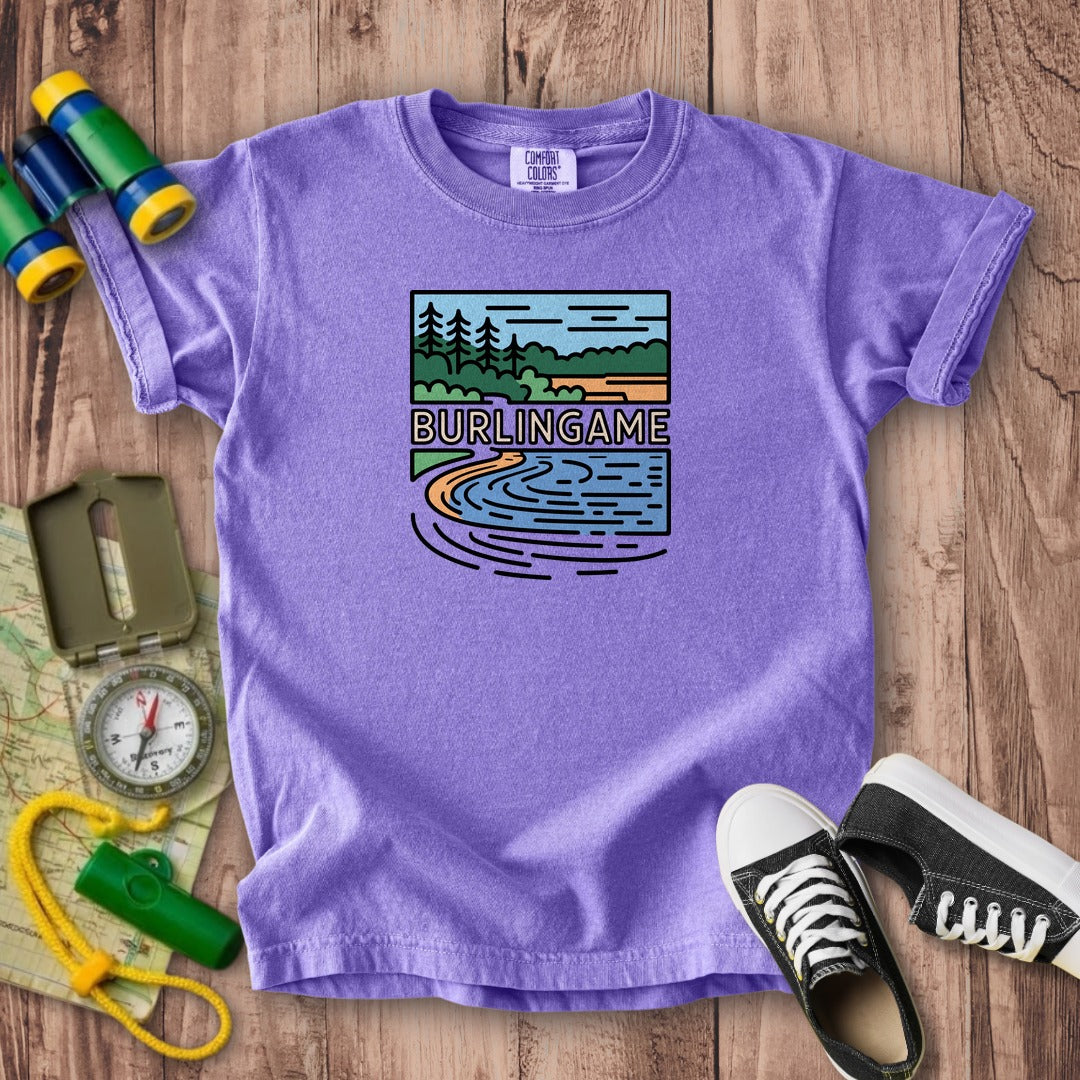 Burlingame State Park Kids Cotton T-Shirt