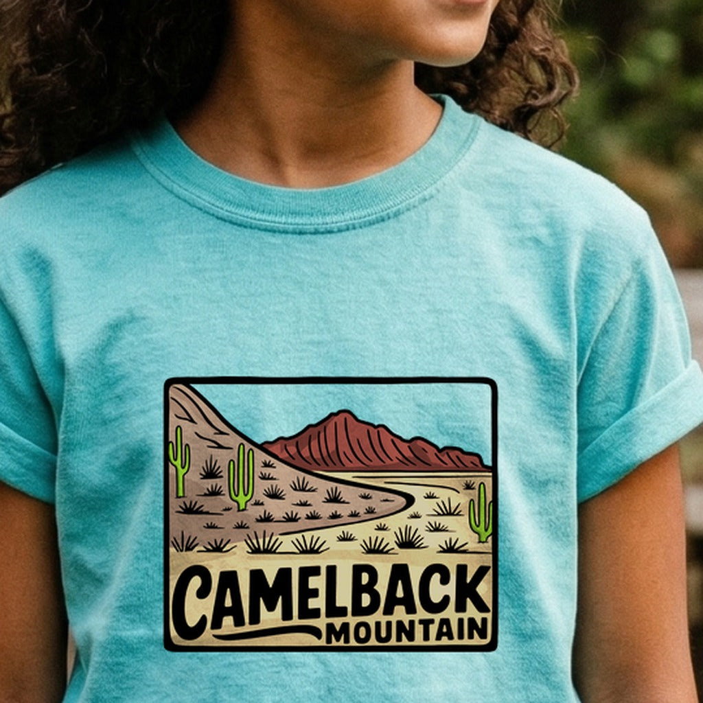 Camelback Mountain Kids Cotton T-Shirt
