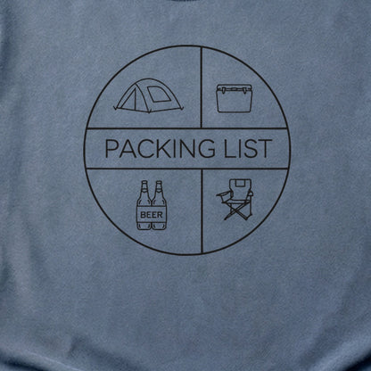 Camping Packing List Cotton T-Shirt