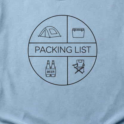 Camping Packing List Cotton T-Shirt
