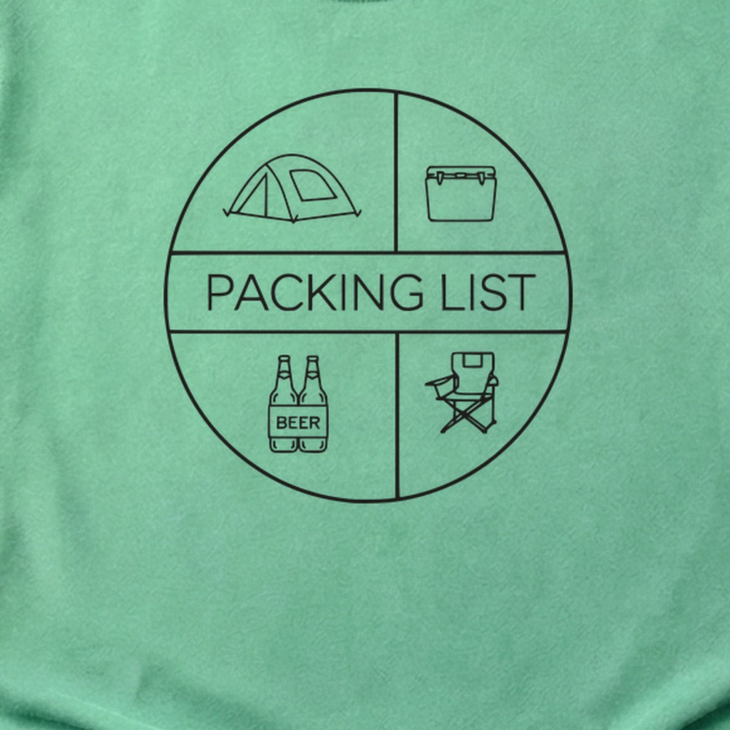 Camping Packing List Cotton T-Shirt
