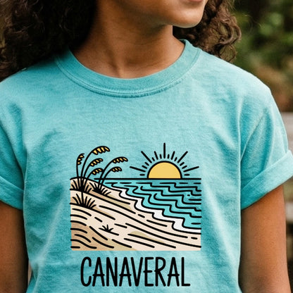 Canaveral National Seashore Kids Cotton T-Shirt