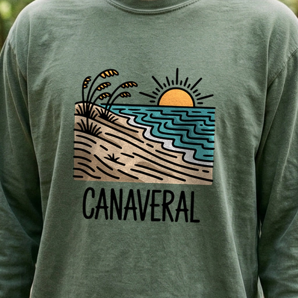 Canaveral National Seashore Cotton Long Sleeve