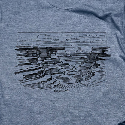 Canyonlands Line Drawing T-Shirt