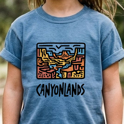 Canyonlands National Park Kids Cotton T-Shirt