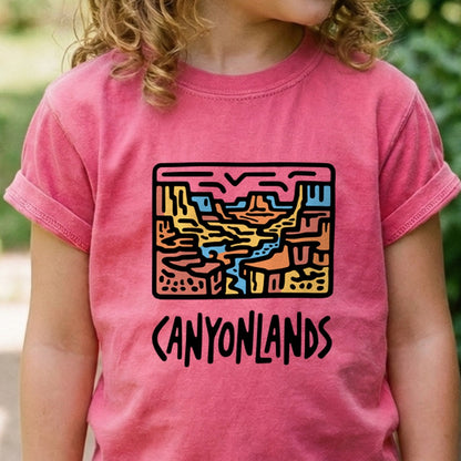 Canyonlands National Park Kids Cotton T-Shirt